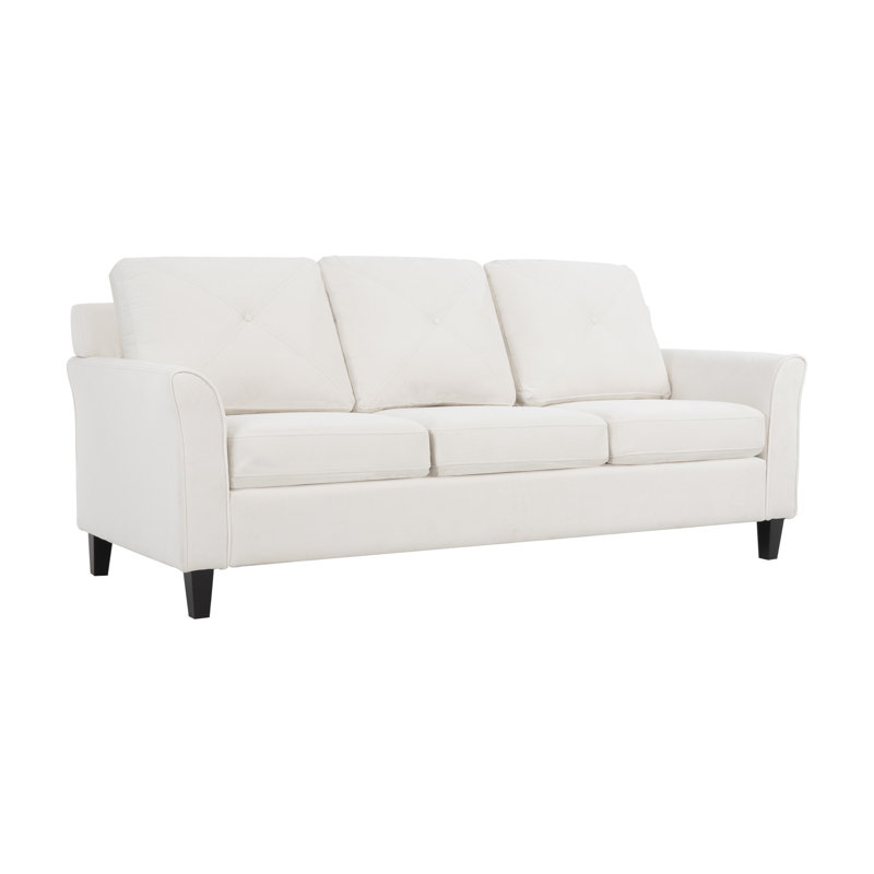 Red Barrel Studio® Jantjeline 3 Seater Sofa Button Tufted Upholstered Sofa Modern Couch Durable